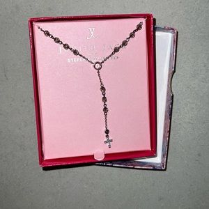 Judith Jack Sterling Silver 925 cross necklace